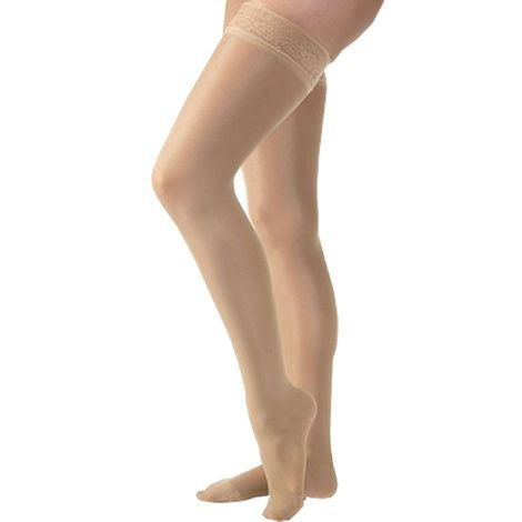 COMPRESSION HOSE, THIGH HIGH, 20-30 MMHG, CLOSED TOE, NATURAL, LARGE, SOLD AS PAIR BSN 10000701