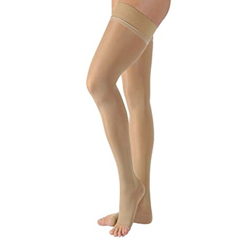 COMPRESSION STOCKING, THIGH HIGH, 20-30 MMHG, CLOSED TOE, SUN BRONZE, SMALL, SOLD AS PAIR BSN 10000701