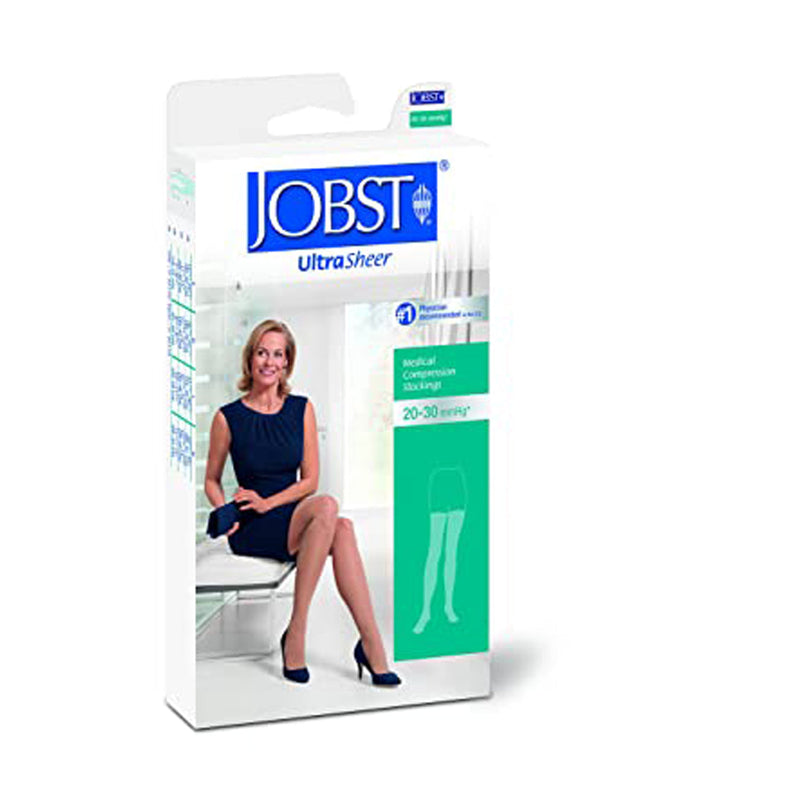 Bsn Medical Jobst Activewear Socks Sock Knee 20-30Mmhg Closedblk Lg -110495