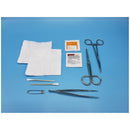 TRAY, 4½" SHARP/ SHARP SCISSORS & STRAIGHT 5" MOSQUITO HEMOSTAT, STERILE, 20/CS, SOLD AS CASE BUSSE 23