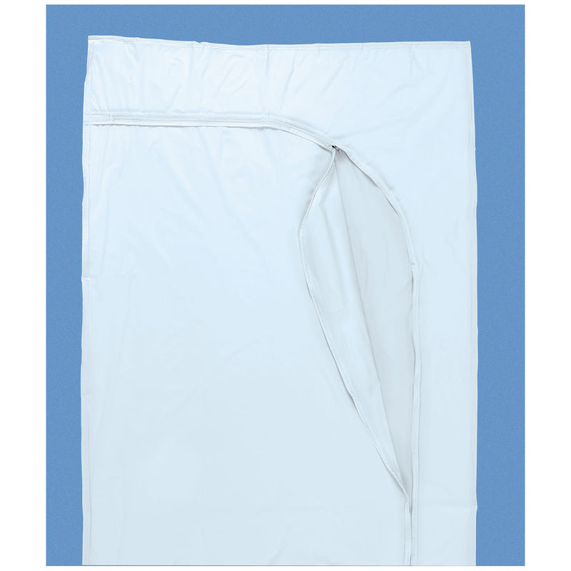POST MORTEM BAG, XL, HEAVY DUTY, WRAPAROUND ZIPPER, 72" X 90", WHITE, 6/CS, SOLD AS CASE BUSSE 23