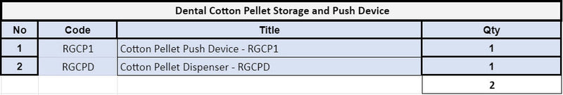 Dental Cotton Pellet Storage and Push Device - C-1039 - Osung USA