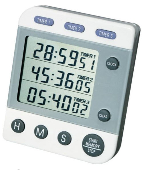 Cardinal Health Alarm Timer Three Line Alarm Timer2 3/4 X 3 1/4 X 1/2 In -C6510-26