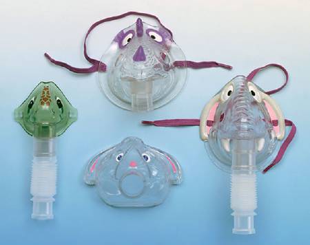 Airlife Aerosol Face Mask Mask Aerosol Pediatric Edenelephant 50/Cs -001276