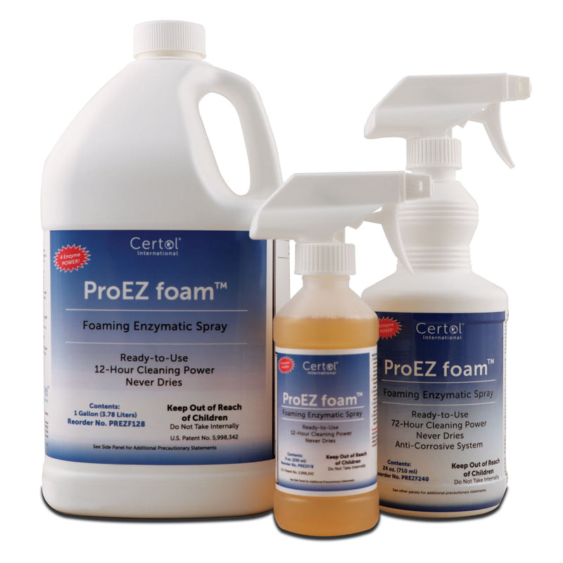 REFILL BOTTLE DETERGENT, 1 GALLON QUADRUPLE ENZYMATIC PUMP SPRAY, 4/CS, SOLD AS CASE MICROCARE, 226