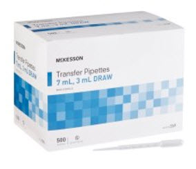Cardinal Health Polyethylene Transfer Pipette Pipette Transfer Polyethylenens 3.6Ml Draw 500/Bx 10Bx/Cs -CHB521412