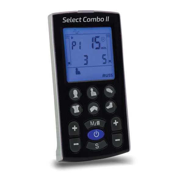 SELECT COMBO II PAIN RELIEF SYSTEM, FULL KIT INCLUDES THE FOLLOWING: 4 PACK OF INTENSITY™ ELECTRODES, PAIR OF LEAD WIRES, LITHIUM , SOLD AS EACH COMPA