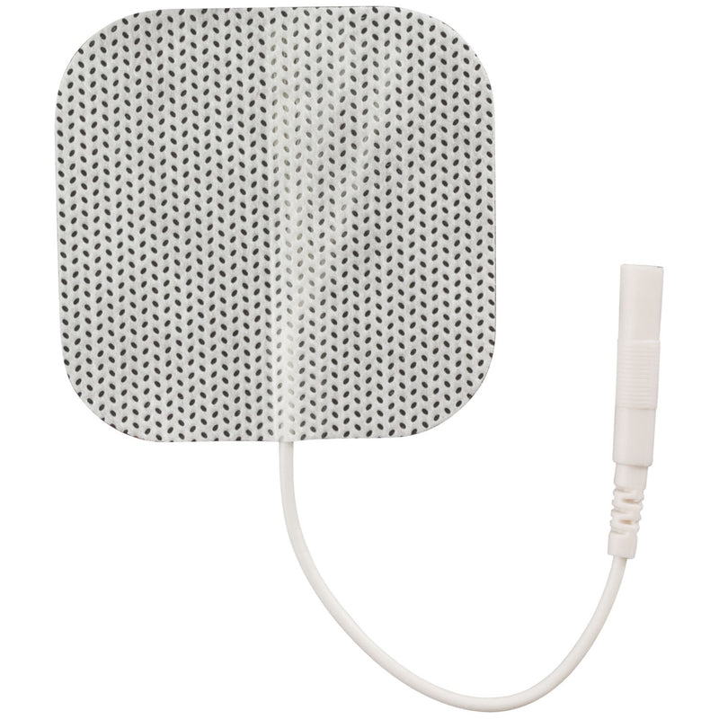 ELECTRODE, 2" X 2" SQUARE, WHITE CLOTH, LATEX FREE, 4/PK, SOLD AS PACK COMPASS 10001098