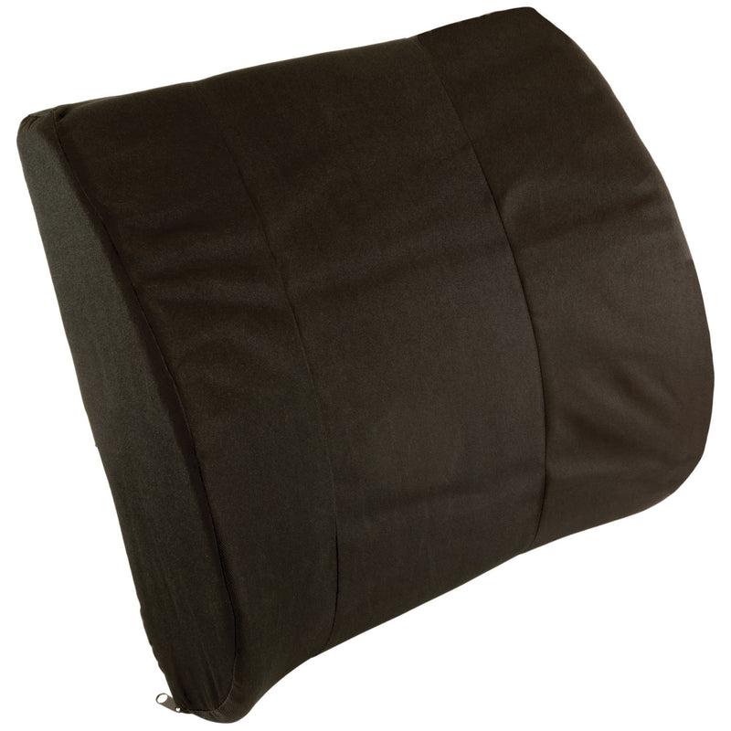 LUMBAR SEAT BACK CUSHION WITH STRAP, BLACK, SOLD AS EACH COMPASS 10001098