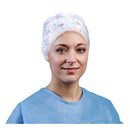 COMFORT BOUFFANT CAP, REGULAR, 21, WHITE, 250/CS, SOLD AS CASE CARDINAL 261