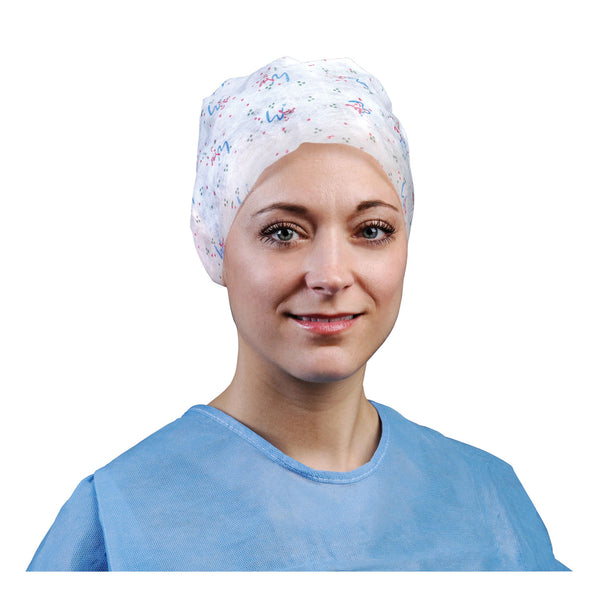 COMFORT BOUFFANT CAP, REGULAR, 21, BLUE, 100/BX, 10 BX/CS, SOLD AS CASE CARDINAL 261