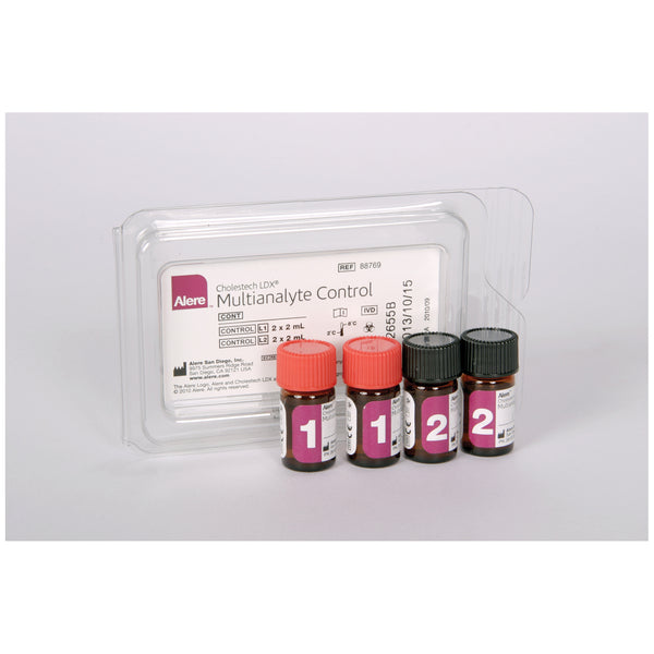 CALIBRATION VERIFICATION MATERIAL, LIPID/ GLUCOSE, LEVEL 1-4, SET OF 1, 2ML, SOLD AS EACH ABBOTT/CHOLESTECH 10000588