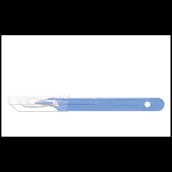 SAFETY SCALPEL NO. 11P WITH RETRACTING GUARD, STERILE, 10/BX, SOLD AS BOX CINCINNATI 10000051