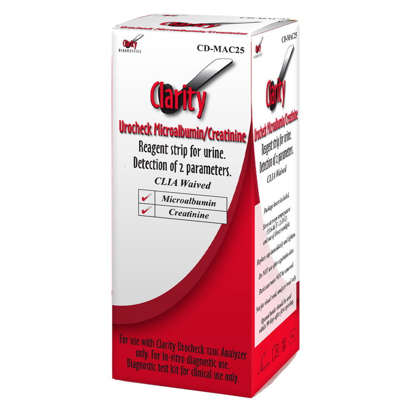 CLARITY DIAGNOSTICS URINALYSIS, SOLD AS BOX CLARITY 10001124