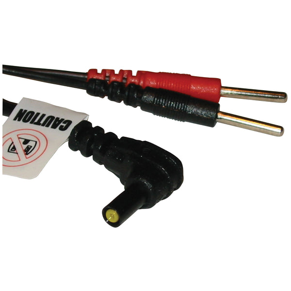 LEADWIRE, RIGHT ANGLE FEMALE SOCKET, 45", RED & BLACK PINS, SOLD AS EACH CANADIAN 10000703