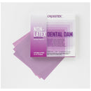 DENTAL DAM, MEDIUM, PURPLE, 6" X 6", PEPPERMINT, LATEX FREE , 15 SHEETS/BX, SOLD AS BOX CROSSTEX 10000178