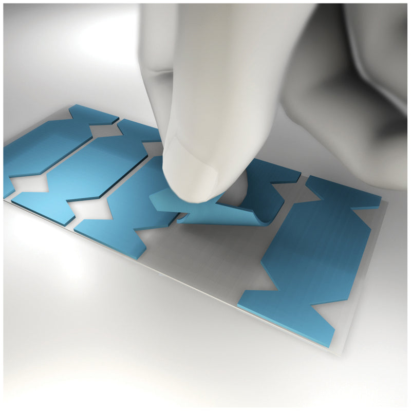 CUSHION DEVICE, WHITE, FITS SHORT EDGE OF SIZE 2 FILM & SENSORS, 300/BX, SOLD AS BOX CROSSTEX 10000178