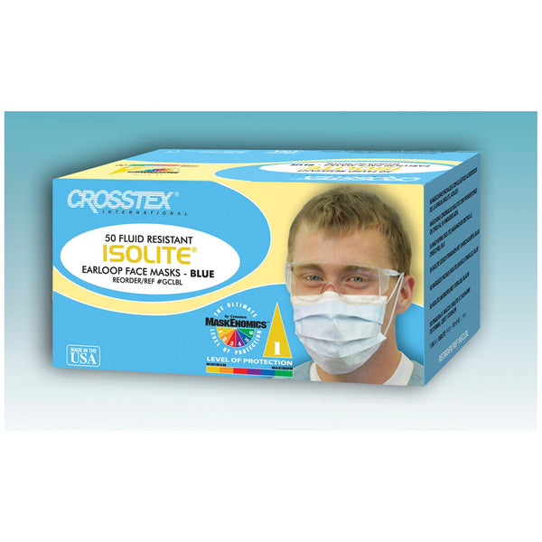 Crosstex Isolite Earloop Mask Mask Earloop Lf Isolitepink 50/Bx 10Bx/Ctn -GCLPK