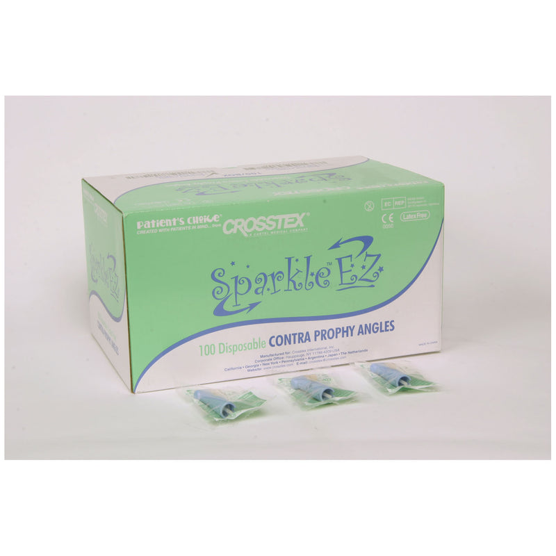 PROPHY ANGLE, WHITE FIRM CUP, 100/BX, SOLD AS BOX CROSSTEX 10000178