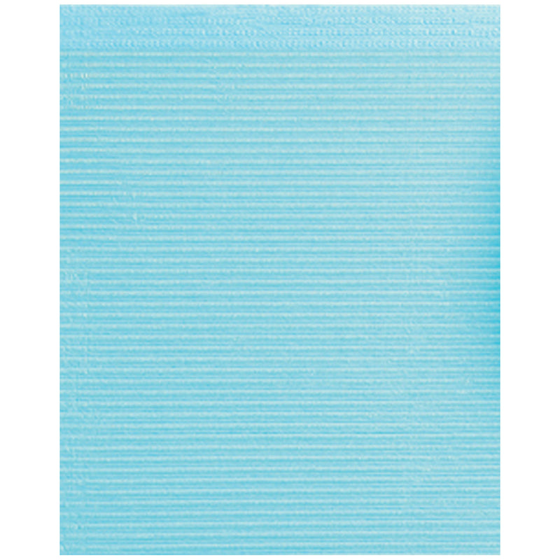 TOWEL, 2-PLY PAPER, POLY, 19" X 16", BLUE, 500/CS, SOLD AS CASE CROSSTEX 10000178