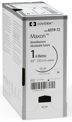 SUTURE, TAPER POINT, SIZE 0, GREEN, 36", NEEDLE GS-21, ½ CIRCLE, 3 DZ/BX, SOLD AS BOX MEDTRONIC/MINIMALLY 10000446