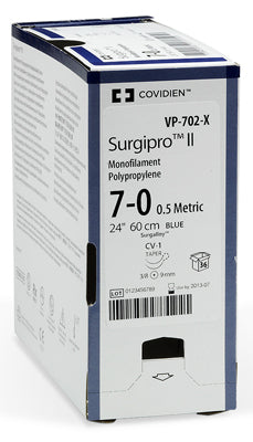 SUTURE, REVERSE CUTTING, SIZE 2-0, BLUE, 18", NEEDLE C-15, 3/8 CIRCLE, 1 DZ/BX, SOLD AS BOX MEDTRONIC/MINIMALLY 10000446