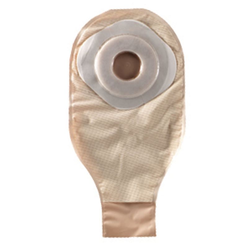 ONE-PIECE DRAINABLE POUCH WITH PRECUT STOMAHESIVE SKIN BARRIER, TAPE COLLAR, 12" POUCH WITH 1-SIDED COMFORT PANEL, TAIL CLIP, OPAQ, SOLD AS BOX CONVAT