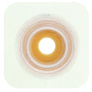 SKIN BARRIER, DURAHESIVE, WITH MOLD-TO-FIT OPENING AND ACRYLIC TAPE COLLAR, WHITE, 2 1/4" FLANGE, 1 1/4" - 1 3/4" STOMA OPENING, 1, SOLD AS BOX CONVAT