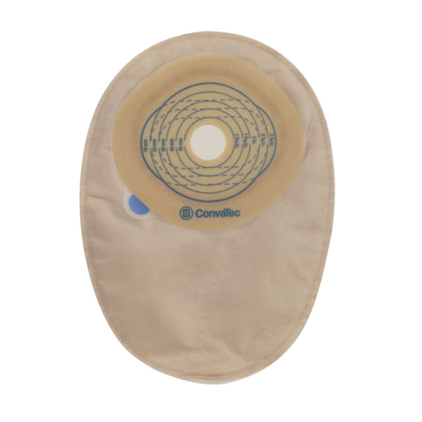 CLOSED-END POUCH, 8", 2-SIDED COMFORT PANEL, PRE-CUT MODIFIED STOMAHESIVE SKIN BARRIER, FILTER, OPAQUE , 1 3/16" STOMA, NO TAPE CO, SOLD AS BOX CONVAT