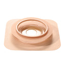 DURAHESIVE SKIN BARRIER WITH MOLD-TO-FIT OPENING, HYDROCOLLOID TAPE COLLAR, 2 1/4" ACCORDION FLANGE, 7/8" - 1 1/4" STOMA OPENING, , SOLD AS BOX CONVAT