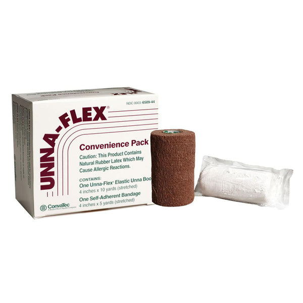 COMPRESSION BANDAGE CONVENIENCE PACK, INCLUDES: UNNA BOOT, SELF-ADHERANT BANDAGE, 4" X 10YD, 12/CS, SOLD AS CASE CONVATEC 10001161