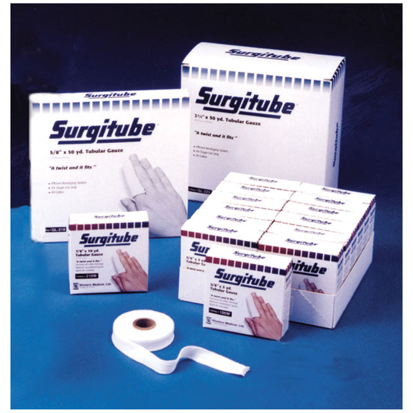TUBULAR BANDAGE, SIZE 3P, 1 1/2” X 50 YDS, WHITE, HANDS, FEET, LOWER LEGS, SHOULDERS, SOLD AS EACH GENTELL 10001352
