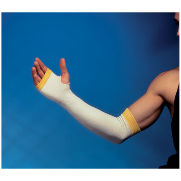 ARM PROTECTOR, SMALL/ MEDIUM, 18"-20"L X 3¼"'W, YELLOW BAND, 12 PR/BX, SOLD AS BOX GENTELL 10001352