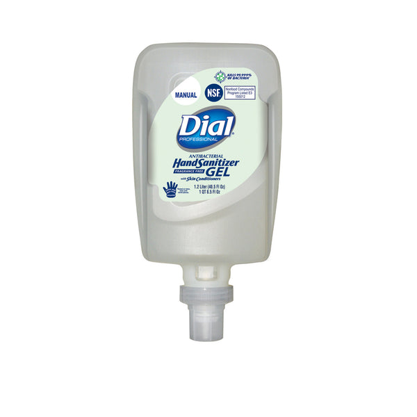 GEL HAND SANITIZER, FIT MANUAL, 1.2 LITER REFILL, 3/CS, SOLD AS CASE DIAL 37
