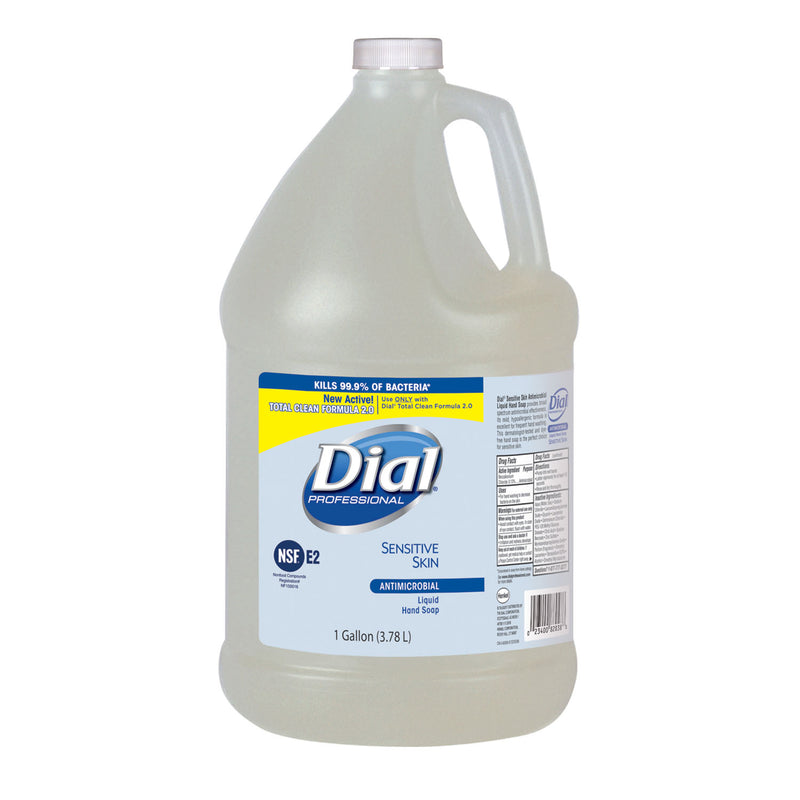 SENSITIVE SKIN LIQUID HAND SOAP, ANTIBACTERIAL, 1 LITER REFILL, 8/CS, SOLD AS CASE DIAL 37