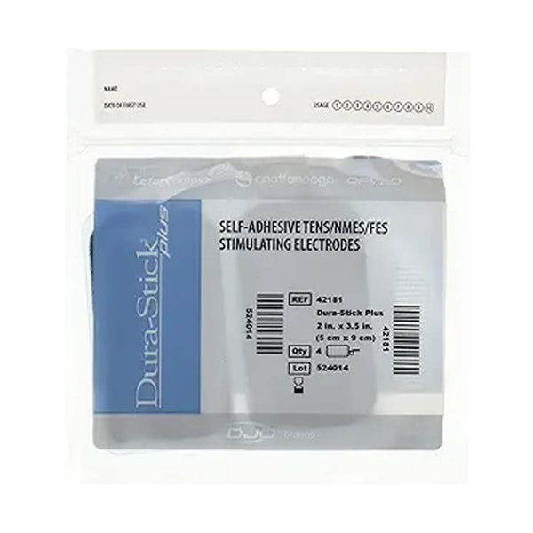 ELECTRODE, 1½" X 2½" OVAL, 4/PK, 10 PK/CS, SOLD AS CASE DJO/CHATTANOOGA 10000706