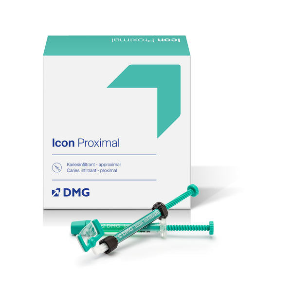 ICON PROXIMAL CUBE. PATIENT PACK INCLUDES: 0.30ML SYRINGE ICON ETCH, 0.45ML SYRINGE ICON DRY, 0.45ML SYRINGE ICON INFILTRANT, PROX, SOLD AS BOX DMG 10