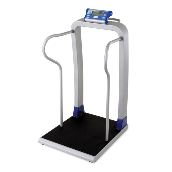 HANDRAIL SCALE WITH WIFI, 800 LB CAPACITY, 24" X 24" PLATFORM, SOLD AS EACH DORAN 10000592