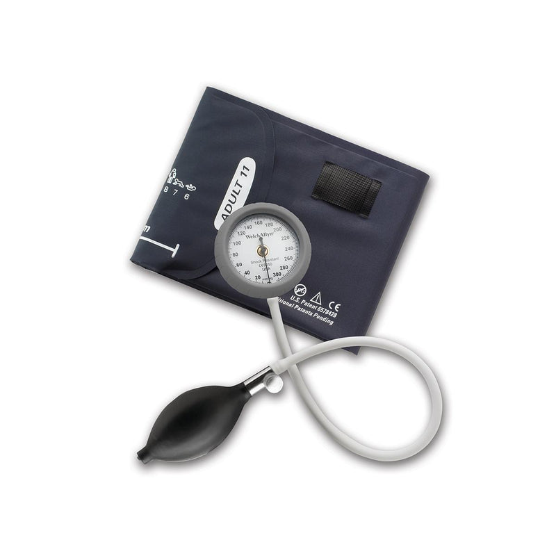 WELCH ALLYN DURASHOCKª ECONOMY ANEROID. CUFFS 1EA CHILD TO LG ADULT W/INFLATION SYSTEM, EACH - BriteSources