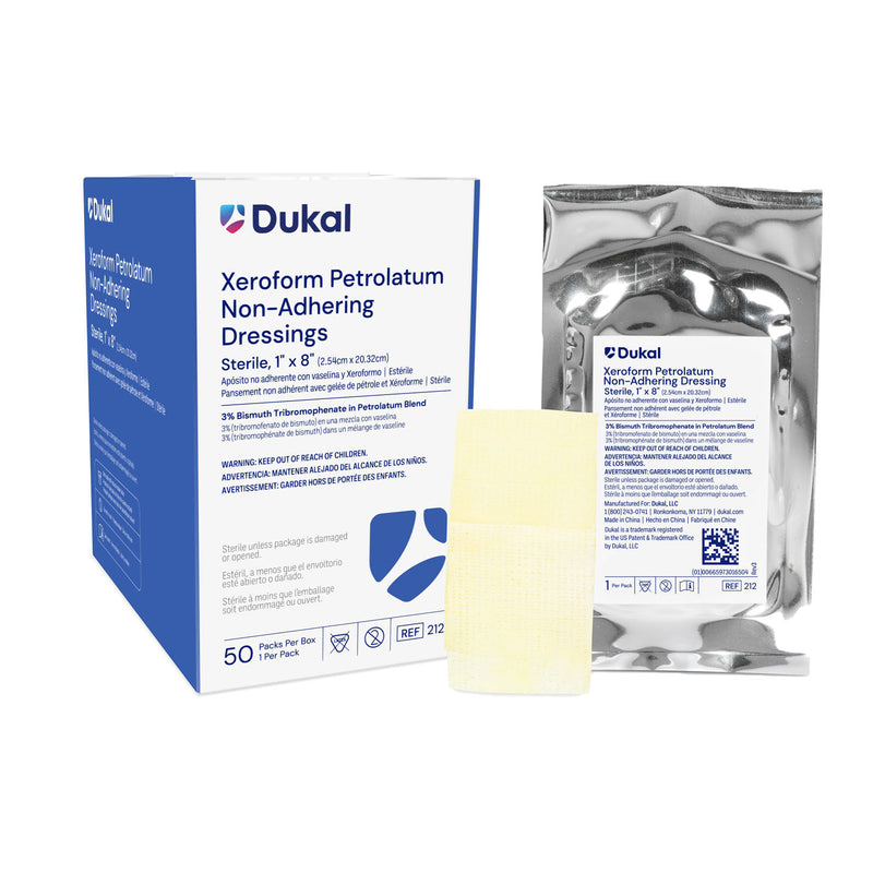 XEROFORM GAUZE DRESSING, 5" X 9", STERILE, 1/PK, 50 PK/BX, SOLD AS BOX DUKAL 10000117