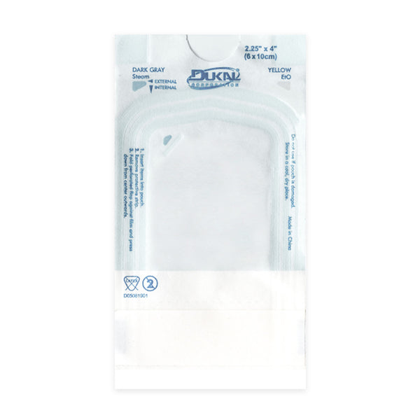 STERILIZATION POUCHES, 7.5" X 13", 200/BX, 5 BX/CS, SOLD AS CASE DUKAL 10000117