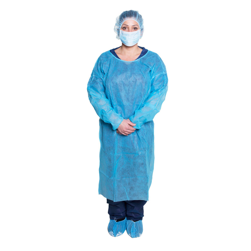 ISOLATION GOWN, LEVEL II, X-LARGE, YELLOW, 10/BG, 10 BG/CS, SOLD AS CASE DUKAL 10000117