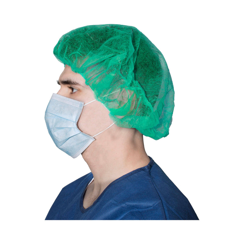 BOUFFANT CAP, 21", BLUE, 100/BX, 5 BX/CS, SOLD AS CASE DUKAL 10000117