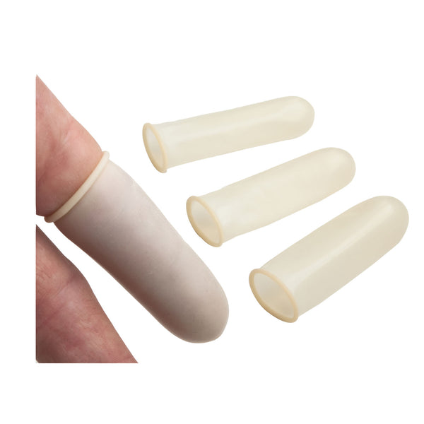 LATEX FINGER COTS, NON-POWDERED, EXTRA LARGE, 144/BX, SOLD AS BOX DUKAL 10000117
