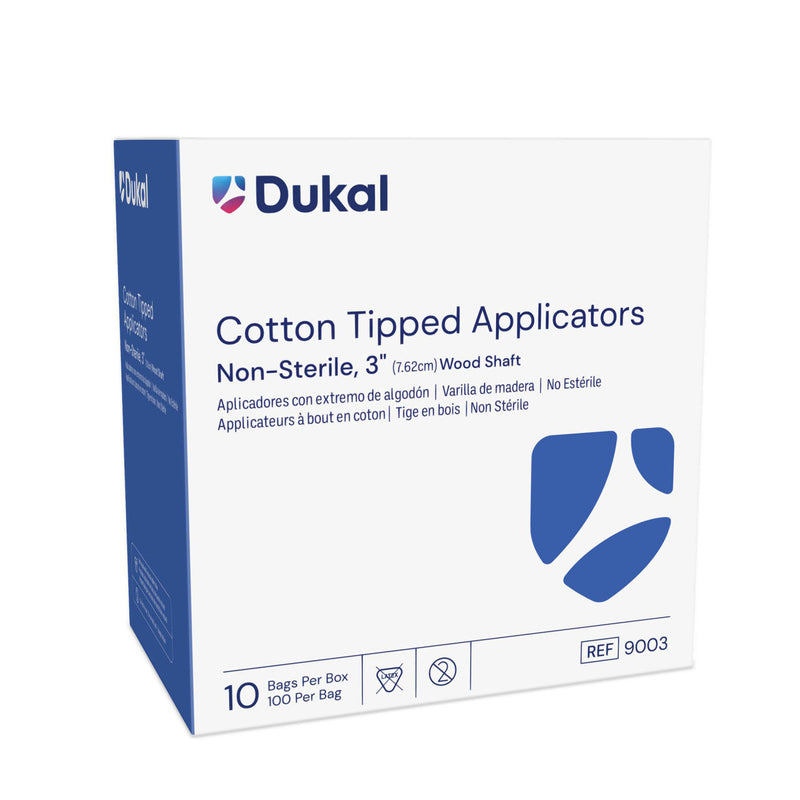DUKAL COTTON TIPPED APPLICATORS, SOLD AS CASE DUKAL 10000117
