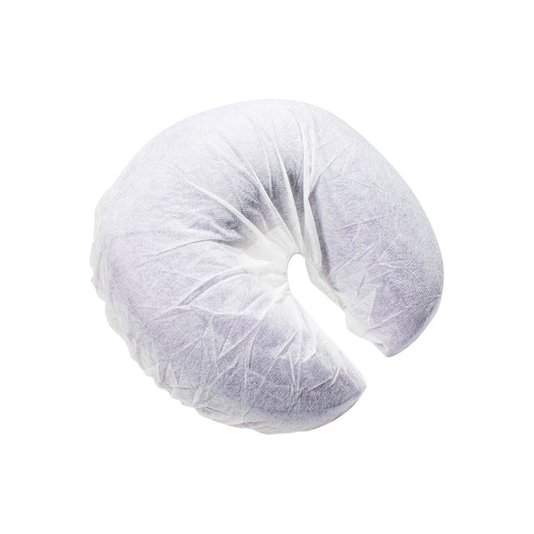 FITTED FACE CRADLE COVER, WHITE, DISPOSABLE, 100/BG, 12 BG/CS, SOLD AS CASE DUKAL 10000117