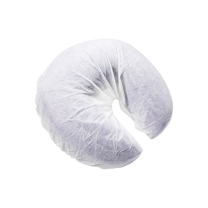 FITTED FACE CRADLE COVER, WHITE, DISPOSABLE, 100/BG, 12 BG/CS, SOLD AS CASE DUKAL 10000117