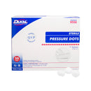 PRESSURE DOTS, 1", STERILE, 2/PK, 50 PK/BX, 10 BX/CS, SOLD AS CASE DUKAL 10000117