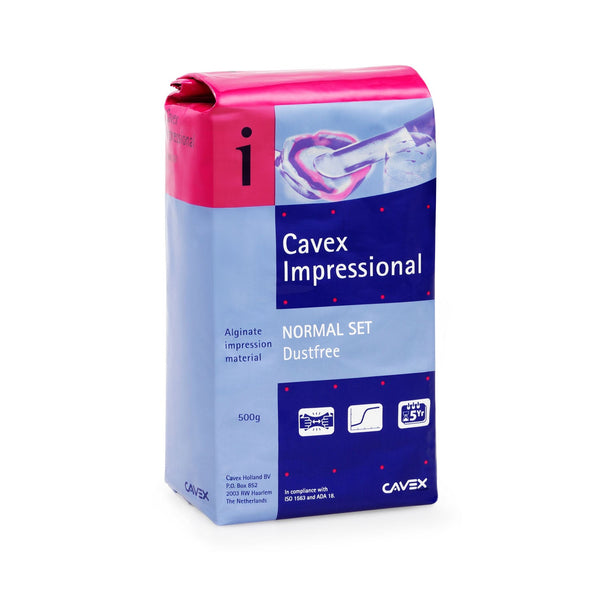 Dukal Cavex Impression Material Alginate Impression Reg 500G20Bg/Cs -AA096