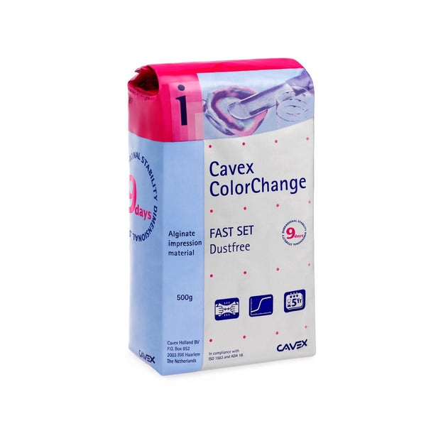 Dukal Cavex Impression Material Alginate Color Change Fast500G Bg 20Bg/Cs -AA323